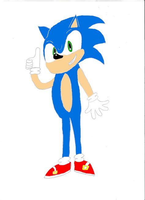 Sonic Thumbs Up By Blueblur355 On Deviantart