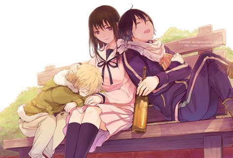 Yato Iki Hiyori And Yukine Noragami Drawn By Yamato Danbooru