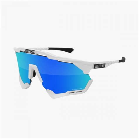 white blue aeroshade sport sunglasses scicon sports