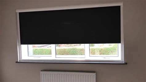 Blackout Roller Blind In A Cassette For Total Darkness Youtube