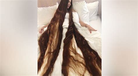Aliia Nasyrova Aka The Real Life Rapunzel Has Hair So Long That Her