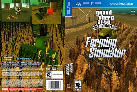 Gta San Andreas Farming Simulator Playstation 2 Box Art