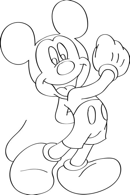 Dibujos Para Colorear Mickey Mouse Para Imprimir Puede Imprimir Y