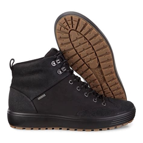 Boots Ecco Men Soft 7 Tred Black Schoenfashion