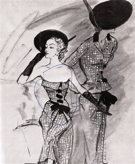 The Retrovintage Scan Emporium 1950s Fashion Illustrations