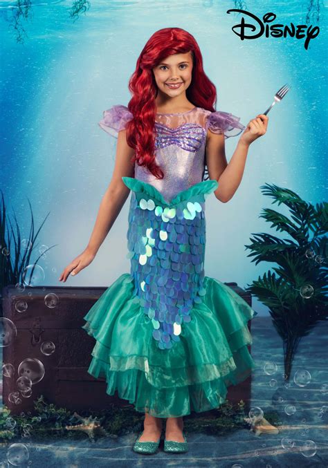 Little Mermaid Ariel Girls Costume Exclusive Disney Costume
