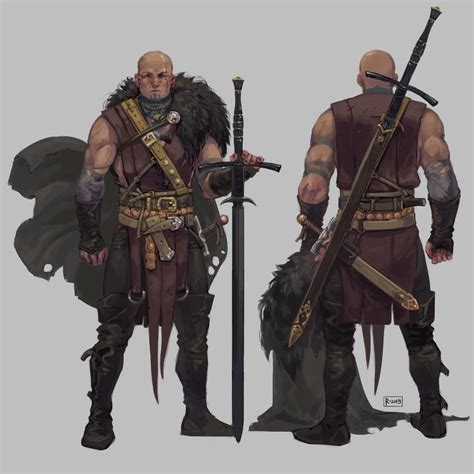Hunter Concept By Skitalets On Deviantart Fantasy Character Design