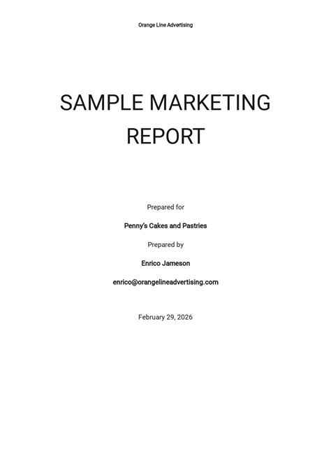16 Free Marketing Report Templates Edit And Download