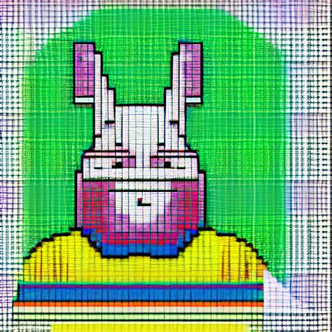 KREA AI Pixel Art Of Big Chungus