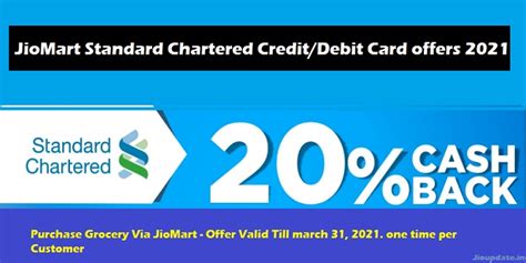 Types of standard chartered bank debit cards. JioMart Standard Chartered Debit Credit Card Offers 2021 ...