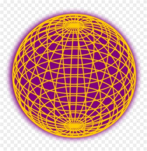 Free Vector Red Wired Globe Outline Gambar Bumi Dimensi HD Png Download X