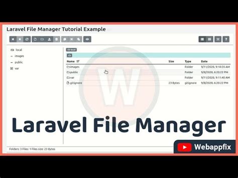 Laravel File Manager How To Integrate File Manager In Laravel Laravel File Manager Package