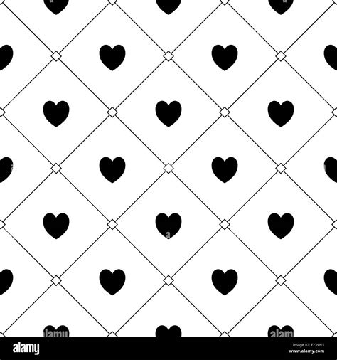 Seamless Hearts Pattern Stock Vector Image And Art Alamy