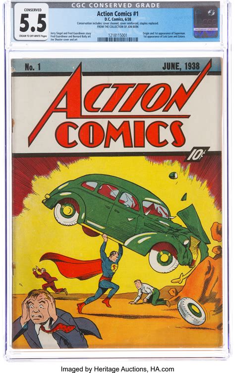 Original Copy Of Action Comics 1 Sells For 528000