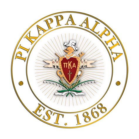 Pi Kappa Alpha Circle Crest Decal Sale 699 Greek Gear