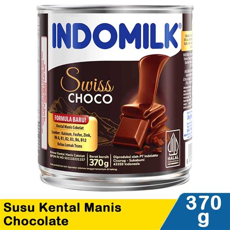 jual susu kental manis indomilk 370 gr putih kemasan kaleng indomilk kental manis chocolate