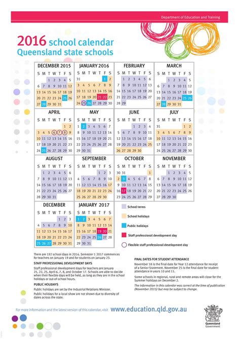 2020 Year Calendar Qld Calendar Printables Free Templates