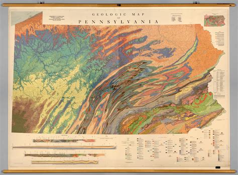 Geologic Map Of Pennsylvania Topographic And Geologic Survey