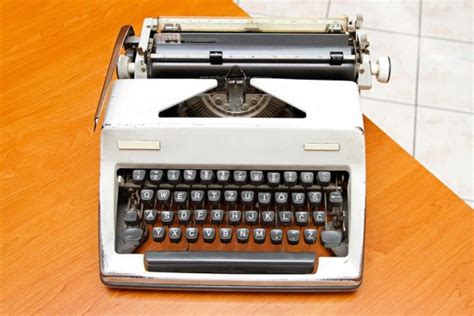 Photo Image Of Typewriter Keyboard Vintage Typewriter Keyboard
