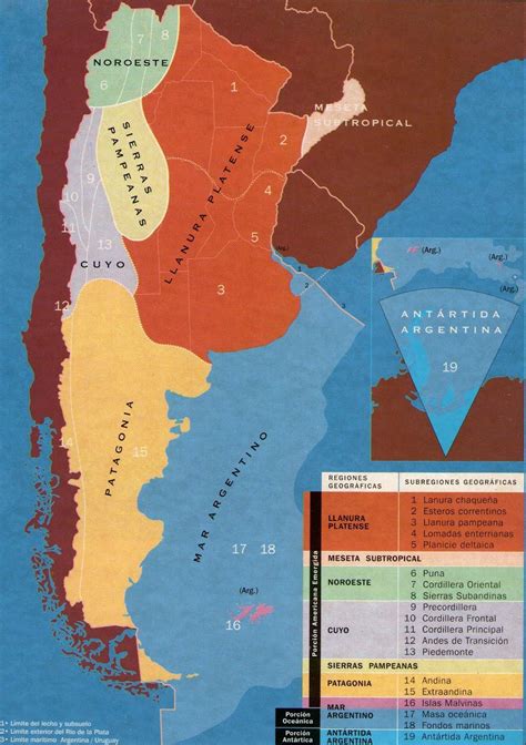 Argentina Regiones Geograficas Formales Epicentro Geográfico