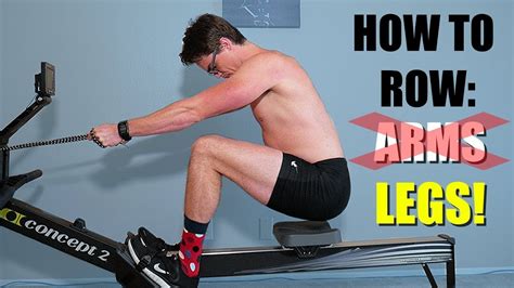 Rowing Machine Using Your Legs To Row Drill Included Youtube