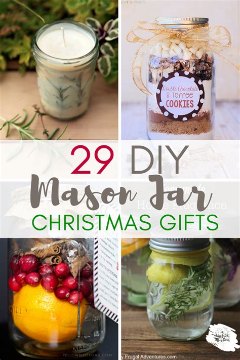 29 Diy Mason Jars Christmas Ts A Hundred Affections