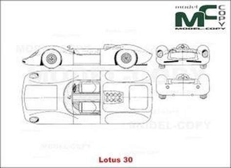 Lotus 30 2d Drawing Blueprints 20446 Model Copy World