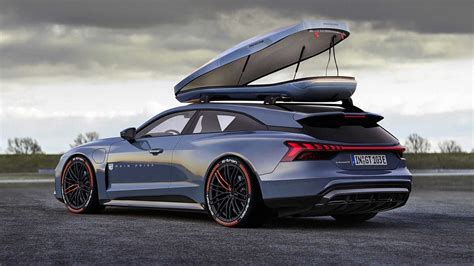 Audi E Tron GT Shooting Brake Rendering Is Fiction Done Right