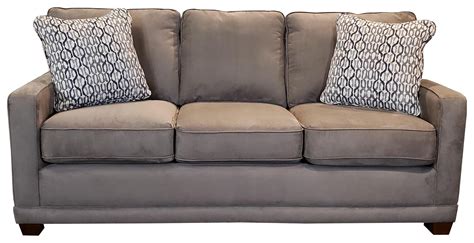 La Z Boy Kennedy Transitional Sofa With Wood Legs And Welt Cord Godby