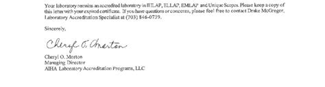 American Industrial Hygiene Association Aiha Lap Llc Lab101861