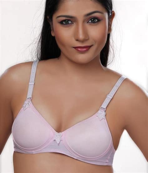 Buy Lucy Secret Pastel Pink Polyester Spandex Padded Bra Online At Best Prices In India Snapdeal