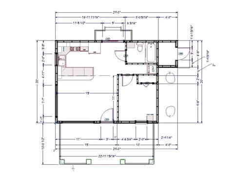 Tiny House Plan 500 Sq Ft Construction Concept Design Build Llc