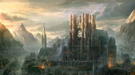 Fantasy City Wallpaper D Dusia