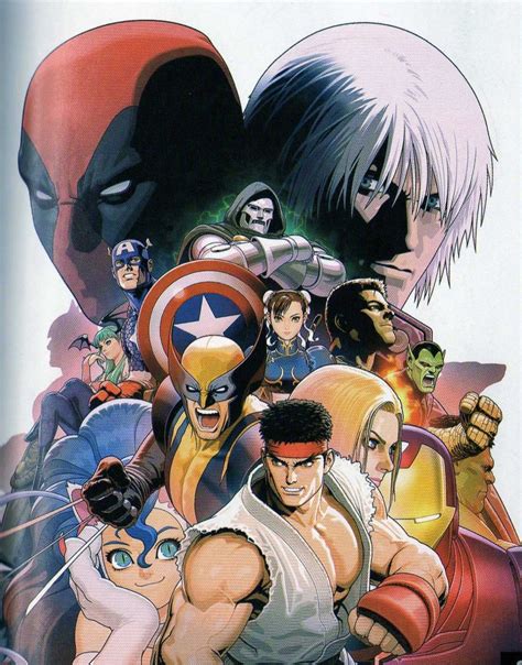 Poster Art 2 ~ Marvel Vs Capcom 3 By Shinkiro