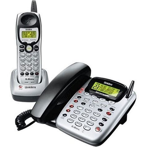 Uniden 58 Ghz Cordless Phone With Corded Base Refurb Free Shipping