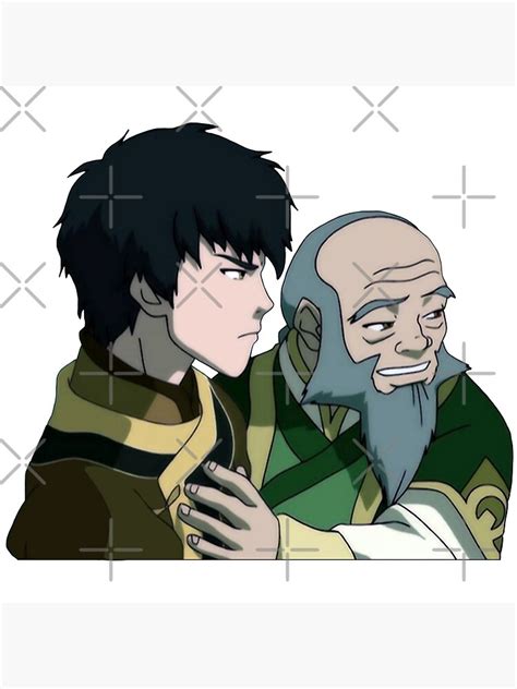 Iroh Holding Zuko Back From Katara And Aang Avatar Poster For Sale By Blueeyes374 Redbubble