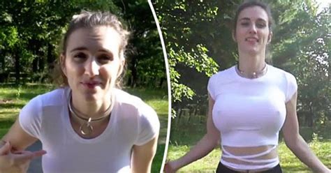 Model Discovers The Importance Of Underwear In Extreme Boob Flashing Workout Vid Daily Star