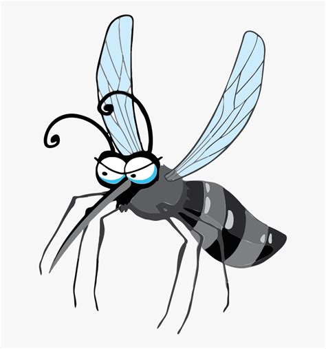 Cartoon Mosquito Flying Away Free Transparent Clipart Clipartkey