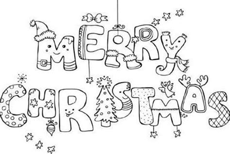 Drawn Christmas Merry Christmas Pencil And In Color