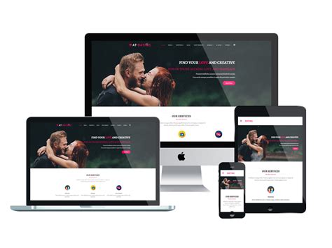 AT Dating Onepage - Free Responsive Dating Onepage Joomla! template | Joomla templates, Joomla ...