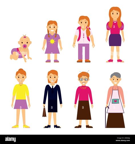 Female Human Body Different Ages Imágenes Recortadas De Stock Alamy