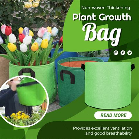 1235710 Gallon Garden Grow Bags Non Woven Thickening Plant Growth