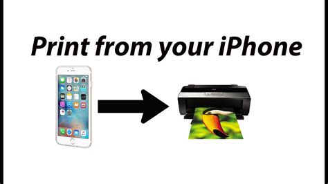 How To Print From Your Iphone Or Ipad Youtube
