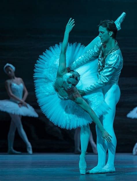 Ruslan Skvortsov And Maria Alexandrova Of The Bolshoi Ballet Perform