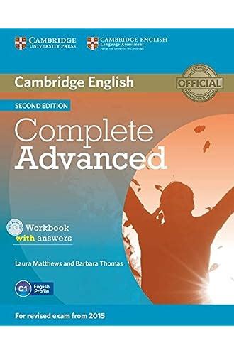 Descargar Complete Advanced Workbook With Answers With Audio Cd Second