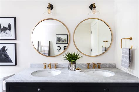 What height are the products in bathroom mirrors? Bathroom Mirrors are Going Full Circle — Fox Homes