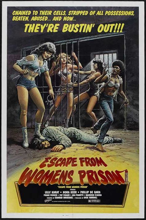 Escape From Womens Prison 1978 Prison Movie Posters Vintage Movie