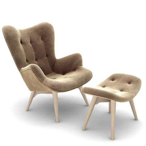 Off White Chair And Ottoman Councilnet