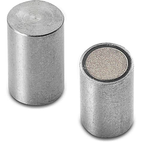 Magnete In Alluminio Nickel Cobalto Cilindrico Con Guscio In Acciaio