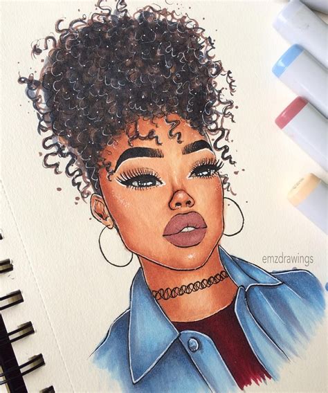 Https://tommynaija.com/draw/how To Draw A Black Girl Easy
